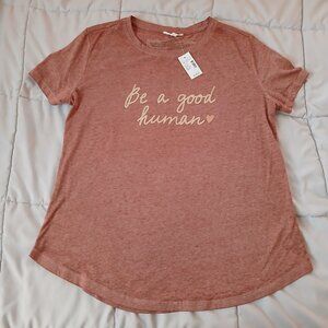 Maurices Woman's "Be A Good Human" Heart T-Shirt